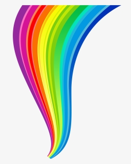 Flame Rainbow - Clipart Rainbow, HD Png Download, Transparent PNG