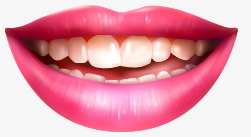 Smiling Mouth Png Clip Art - Mouth Clipart, Transparent Png, Transparent PNG