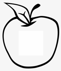 Apple Cliparts - Apple Clipart In Black And White, HD Png Download, Transparent PNG