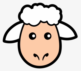 Sheep Face Clip Art, HD Png Download, Transparent PNG