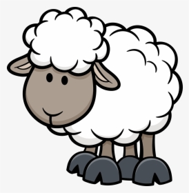 Sheep Animals Cartoon Illustration Download Hq Png - Cartoon Sheep Png, Transparent Png, Transparent PNG