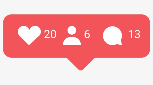 Instagram Heart Notification Png, Transparent Png, Transparent PNG