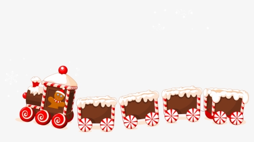 Train Clipart Xmas - Cute Merry Christmas Clip Art, HD Png Download, Transparent PNG