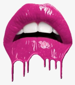 Lips Png -dripping Lips Png Transparent Background - Melting Lips Pop Art, Png Download, Transparent PNG