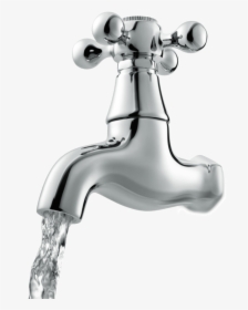 Png Of Drinking Water - Running Water From Tap, Transparent Png, Transparent PNG