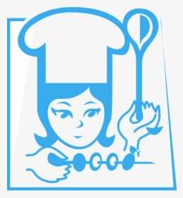 Transparent Woman Chef Png - Woman Chef Logo Png, Png Download, Transparent PNG