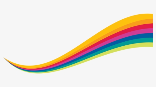 Online Rainbow Colours - Graphic Design, HD Png Download, Transparent PNG