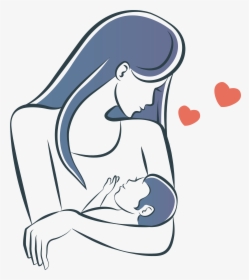 Mother Infant Child Illustration, HD Png Download, Transparent PNG