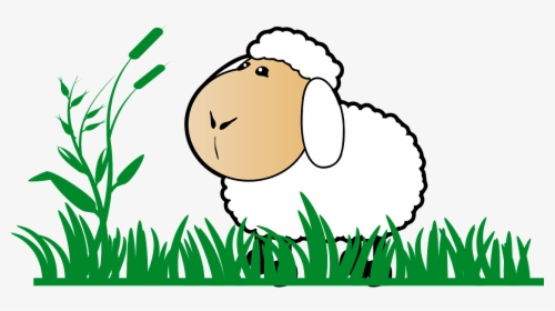 Transparent Sheep Cartoon Png - Transparent Background Sheep Clipart, Png Download, Transparent PNG