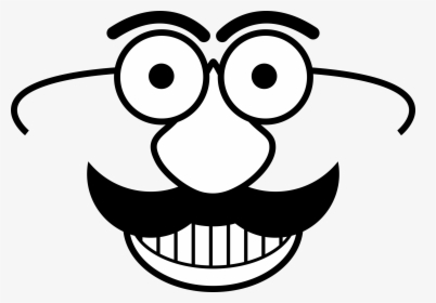 Displaying Images For Smiley - Funny Face Black And White Clipart, HD Png Download, Transparent PNG