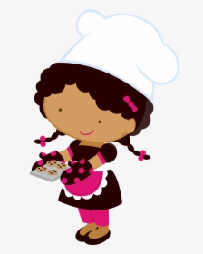 Little Girl Chefs Oh - Little Girl Chef Clipart, HD Png Download, Transparent PNG