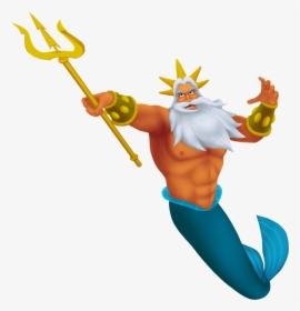 Welcome To The Wiki - King Triton Little Mermaid, HD Png Download, Transparent PNG