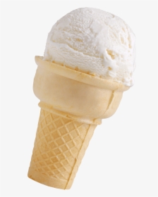 Vanilla Small Horn Ice Cream - Transparent Background Ice Cream Png, Png Download, Transparent PNG