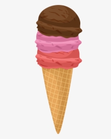 Ice Cream Cone Png Clip Art - Ice Cream Cone With Sprinkles Clip Art, Transparent Png, Transparent PNG