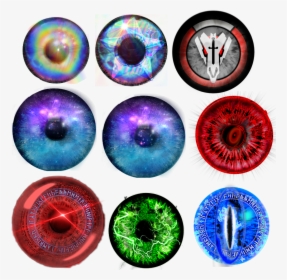 #eyes #eye #galaxy #demon #holo #holographic #red #blue - Portable Network Graphics, HD Png Download, Transparent PNG