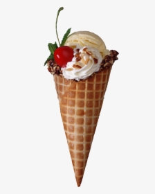 Now You Can Download Ice Cream Png In High Resolution - Waffle Cone, Transparent Png, Transparent PNG