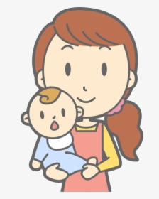Mother With Baby Clipart, HD Png Download, Transparent PNG