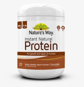 522944 Nw Instant Natural Protein Chocolate 375g - Nature's Way Instant Natural Protein, HD Png Download, Transparent PNG