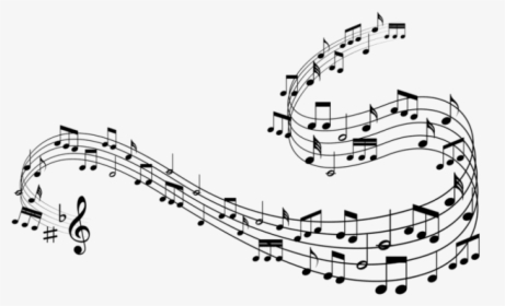 Decorative Music Notes Clipart Png - Background Music Notes Png, Transparent Png, Transparent PNG