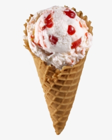 Transparent Waffle Cone Png - Ice Cream Cone Raspberry, Png Download, Transparent PNG