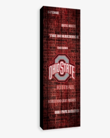 Ohio State Buckeyes Typography On Wood - Ohio State Buckeyes Football, HD Png Download, Transparent PNG
