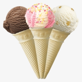 Ice Cream Cones Neapolitan Ice Cream Flavor - Ice Cream Cone Png, Transparent Png, Transparent PNG