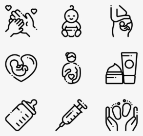 Maternity - Hand Drawn Icon Png, Transparent Png, Transparent PNG