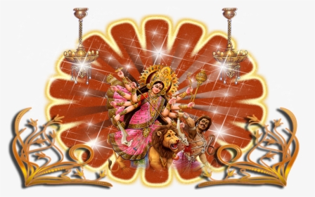 Png Durga Mata Background, Transparent Png, Transparent PNG