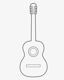 Black And White Pictures Of Guitars - Line Art, HD Png Download, Transparent PNG