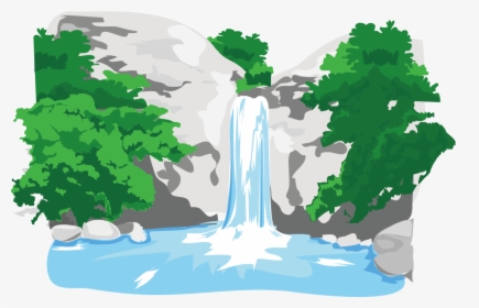 River The Wisp Transprent - Waterfall Clipart Png Bg, Transparent Png, Transparent PNG