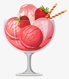 Ice Cream Png Image - Strawberry Ice Cream Clipart, Transparent Png, Transparent PNG