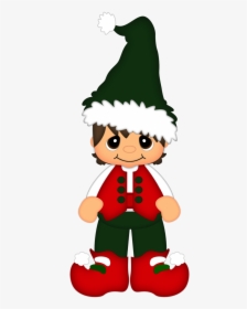 Christmas Elf Boy From Scrap Factory - Cartoon, HD Png Download, Transparent PNG