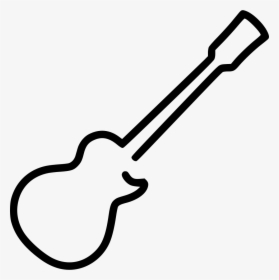 Guitar - Coloring Book Electric Guitar, HD Png Download, Transparent PNG