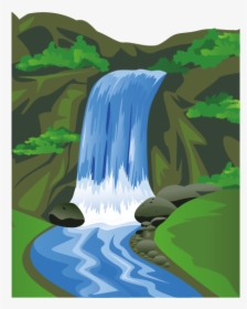 Waterfall Photography Euclidean Vector Clip Art - Waterfall Clipart Png, Transparent Png, Transparent PNG