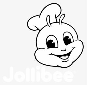 Jollibee Logo Black And White - Jollibee Logo, HD Png Download, Transparent PNG