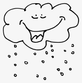 Raining Black And White Clipart, HD Png Download, Transparent PNG