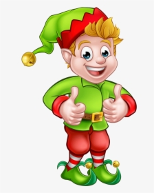 Christmas Elf Png Image Transparent Background - Christmas Elf Thumbs Up, Png Download, Transparent PNG