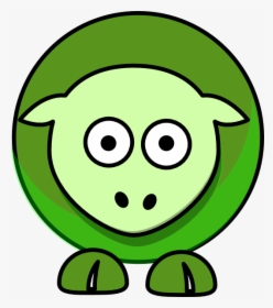 Sheep Cartoon Green 5a961eff Svg Clip Arts - Cartoon Clipart Sheep Pink, HD Png Download, Transparent PNG