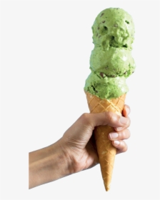 Cone Ice Cream Png Background - Gelato, Transparent Png, Transparent PNG