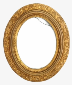 Victorian Oval Picture Frame Antique Gilded - Victorian Gold Picture Frames, HD Png Download, Transparent PNG