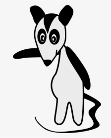 Possum, Skunk, Animal, Cartoon, Wildlife - Como Desenhar Um Saruê, HD Png Download, Transparent PNG