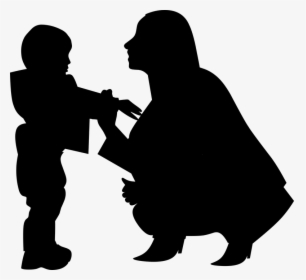 Silhouette, Mothers Day, Woman, Mother With Baby, Mom - Silhouette Mom And Son Transparent Background, HD Png Download, Transparent PNG