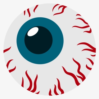 Transparent Eyes Clipart - Halloween Eyeball Clipart, HD Png Download, Transparent PNG