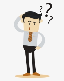 So Where Does An Honest, Ethical Company Get New Business - Cartoon Person Looking Confused, HD Png Download, Transparent PNG