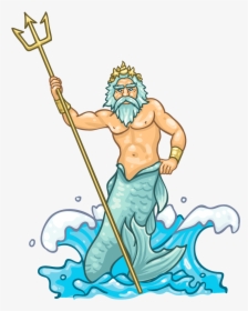 Collection Of Free Poseidon Drawing Neptune Download - Transparent Background Poseidon Clip Art, HD Png Download, Transparent PNG