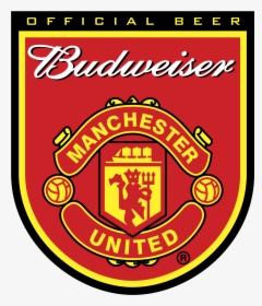 Budweiser Manchester United Logo Png Transparent - Man U Logo Vector, Png Download, Transparent PNG