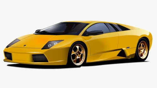 Yellow Lamborghini Png Free Download - Lamborghini Murcielago Png, Transparent Png, Transparent PNG