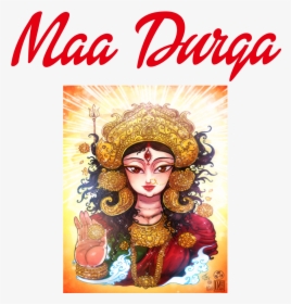 Maa Durga Png Hd Images - Maa Durga Name Png, Transparent Png, Transparent PNG