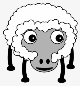 Sheep, Fluffy, Farm, Farm Animal, White, Funny, Cartoon - Wierd Looking Iphone, HD Png Download, Transparent PNG