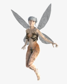 Transparent Background, Fae, Fairy, Wings, Woman, Elf - Transparent Fairy, HD Png Download, Transparent PNG